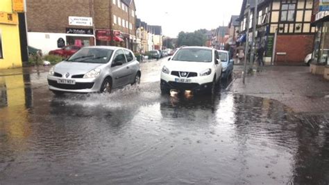 Rain Brings Flash Flooding To Cardiff Area Bbc News