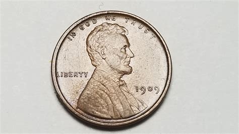 1909 VDB Lincoln Cent Wheat Penny High Grade Property Room