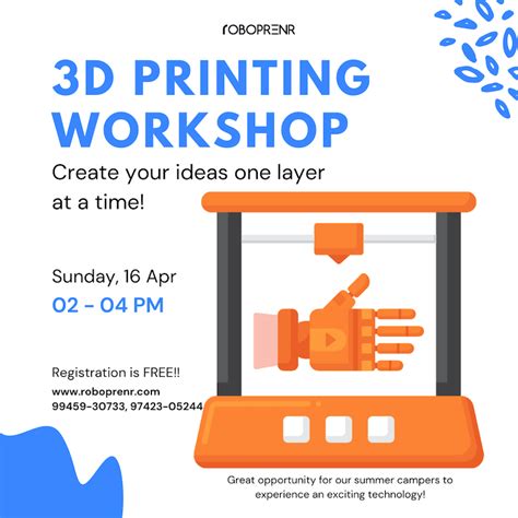 3D Printing Workshop At Roboprenr