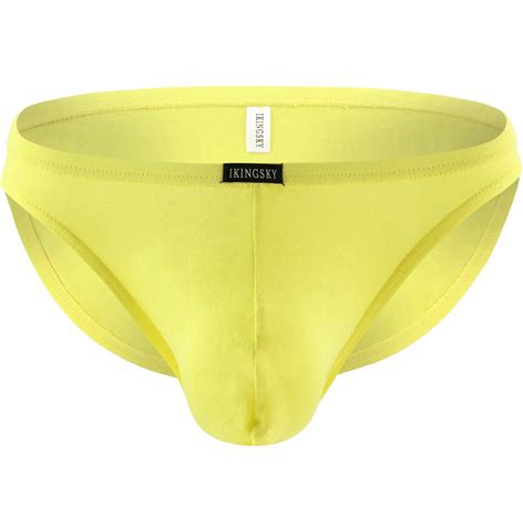 Ikingsky Men S Modal Bulge Underwear Sexy Low Rise Pouch Bikini