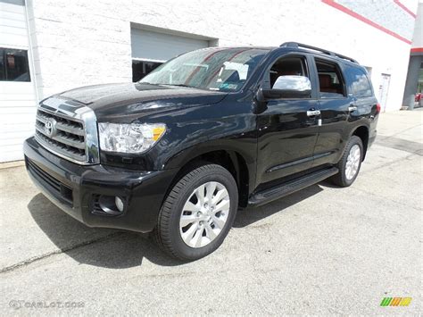 Black Toyota Sequoia Platinum X Exterior Photo