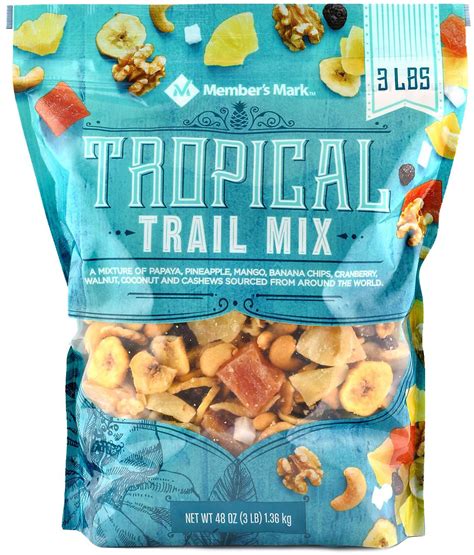 Members Mark Tropical Trail Mix 3 Lbs —