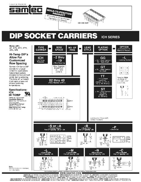 ICH 1002 ATT PDF资料下载 1 1 页 DIP2 IC SOCKET