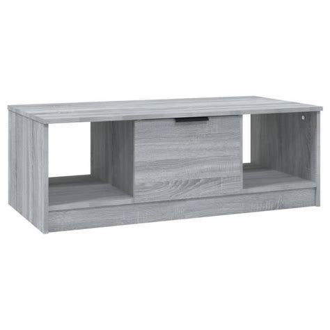 Bao Table Basse Sonoma Gris X X Cm Bois D Ing Nierie