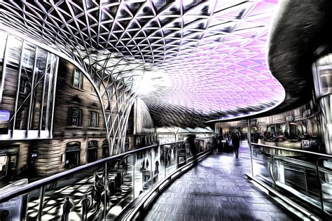 Kings Cross Station Art Mixed Media By David Pyatt Fine Art America