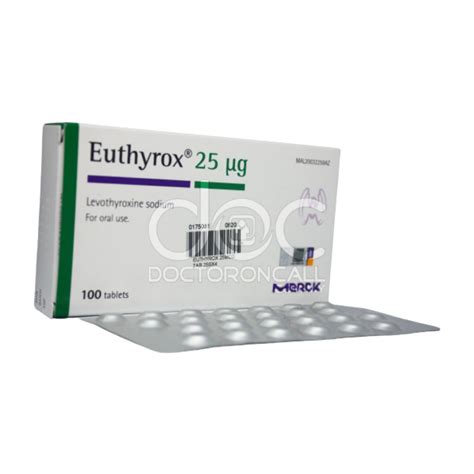 Levothyroxine 25 Mcg
