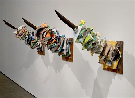 Li Hongbo Hand Carves School Children From Textbooks At Klein Sun Gallery