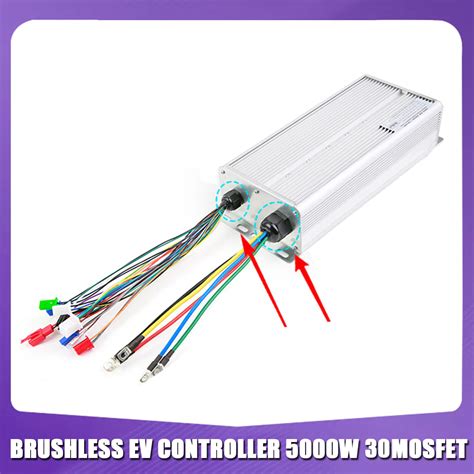 5000w 48 72v Ev Brushless Speed Controller 100a 30 Mosfet For Electric Bike Ebay