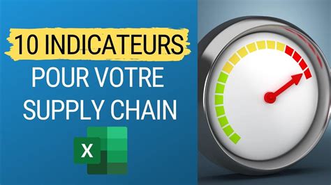 Indicateurs Supply Chain Calcul Exemples Excel Abcsupplychain