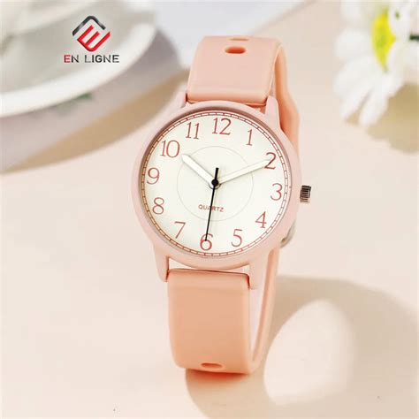 Jual EN LIGNE EL2189 Jam Tangan Fashion Wanita Gaya Korea Harajuku