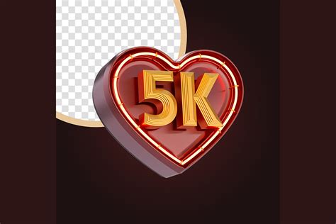 Five Thousand Or 5k Follower Celebration Graphic By Ahmedsakib372