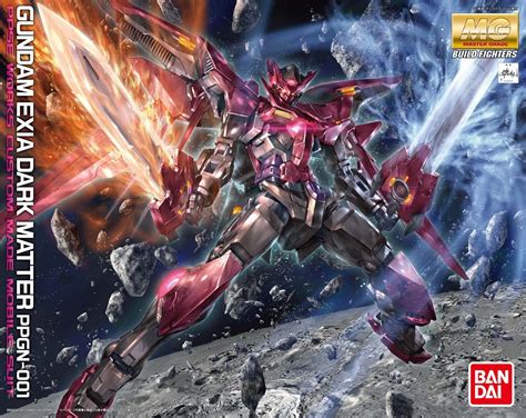 Bandai Hobby MG 1/100 Gundam Exia Dark Matter Model Kit - Otakucollect