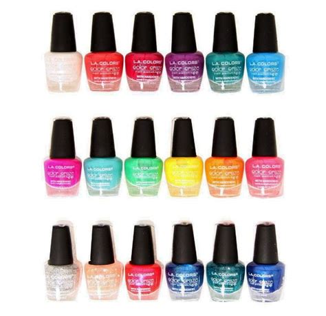 La Colors Color Craze 18 Piece Mini Nail Polish Collection Nail Polish Collection Online