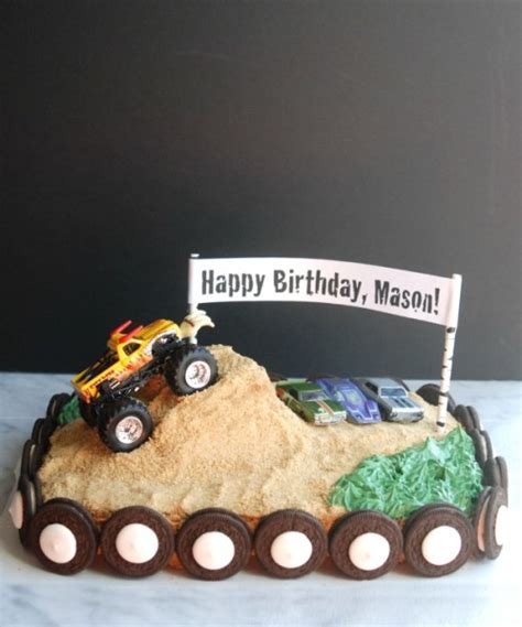 Easy Monster Truck Birthday Cake Endlessly Inspired