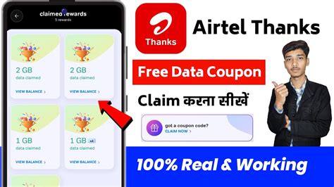 Airtel Free Data Coupon Code Airtel Gb Free Data Coupon Code