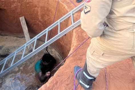 Ap S Mais De H Preso Em Fossa Trabalhador Resgatado Em Sorriso