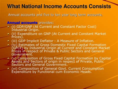 PPT Introduction To Macro Economics National Income Accounting