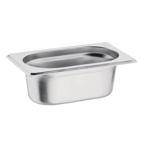 Vogue Stainless Steel 1 9 Gastronorm Tray 65mm Raynor Hygiene