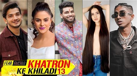 Khatron Ke Khiladi Season Contestants List Mc Stan Shiv Thakre