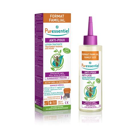 Anti Poux Lotion Traitante Format Familial Puressentiel