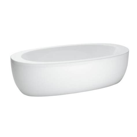 Laufen Il Bagno Alessi One Freestanding Bath Oval White