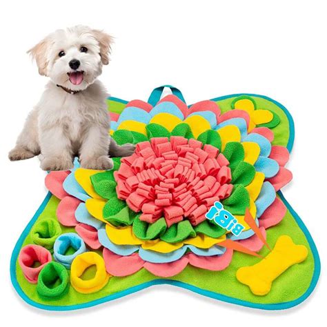 Nuevo Dispensador De Golosinas Para Mascotas Snuffle Mat Multicolor