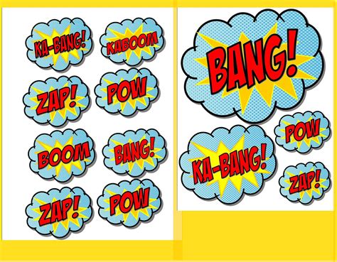 Free Superhero Printables Download Free Superhero Printables Png