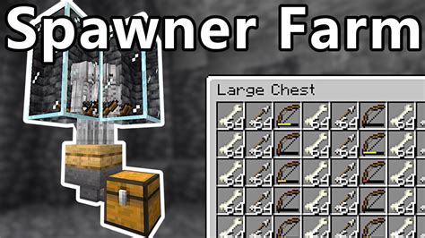 Mob Spawner Farm Minecraft Youtube