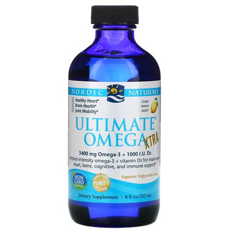 Nordic Naturals Ultimate Omega Xtra Lemon Fl Oz Ml Iherb