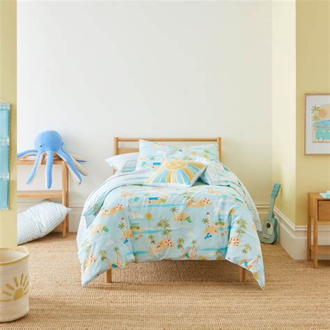 Adairs Kids - Palm Beach Ocean Quilt Cover Set | Adairs