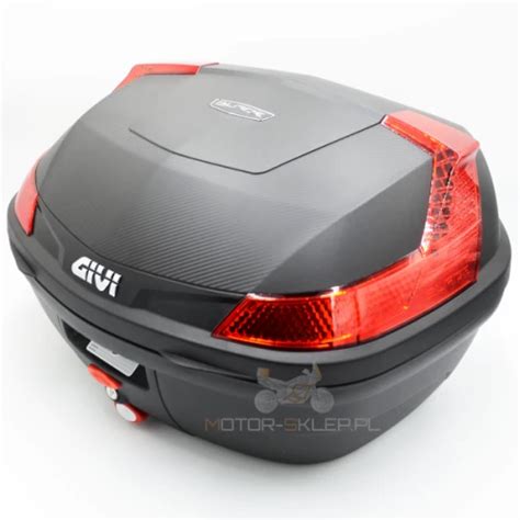 Kufer Centralny Givi B47nml Monolock Czarny Mat 47l Płyta Gratis