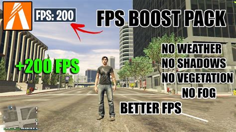 FiveM FPS Boost Graphics Pack 200 FPS No Weather No Shadows No