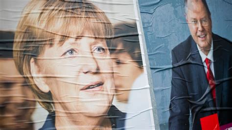 Bundestagswahl Merkel Und Steinbr Ck Mit Aust Im Radiointerview Der