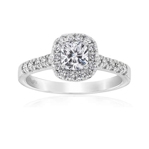 Aura 0 50ct Cushion Cut Diamond Engagement Ring Gerard Mccabe 556947