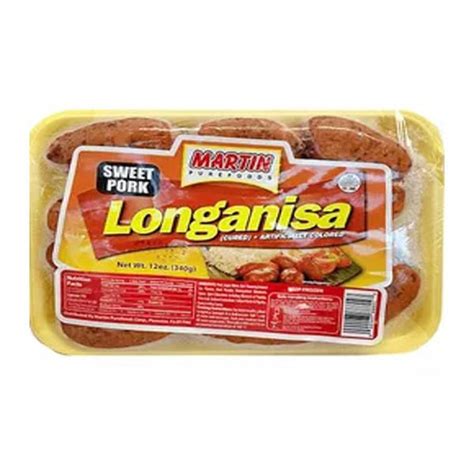 Martin Purefoods Sweet Pork Longanisa Oz Delivery Or Pickup Near