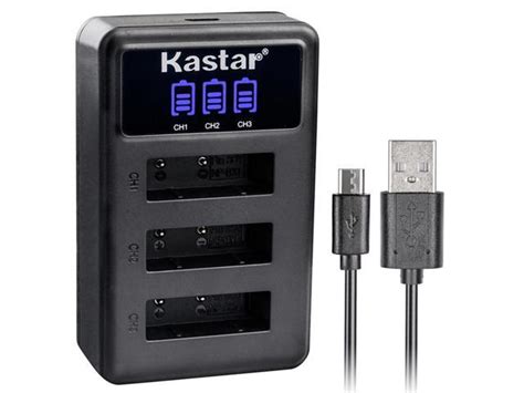 Kastar Np Bx Lcd Triple Usb Battery Charger Compatible With Sony Np