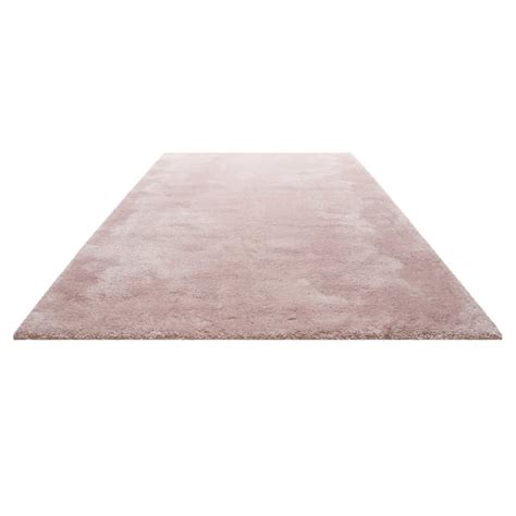 Alfombra De Pelo Largo Extrasuave Rosa Palo 200x290 Pisa Maisons Du Monde