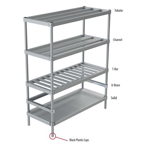 Su20 Adjustable Shelving Units Aluminum Choice Equipment Company