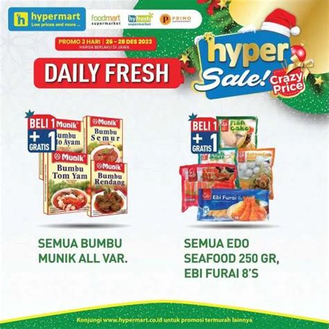 Katalog Promo Hypermart Hyper Diskon Weekday Desember Cek