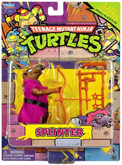 Teenage Mutant Ninja Turtles 1987 Retro Splinter 4 Action Figure