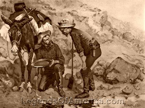 Legends Of America Photo Prints California Gold Rush Miners