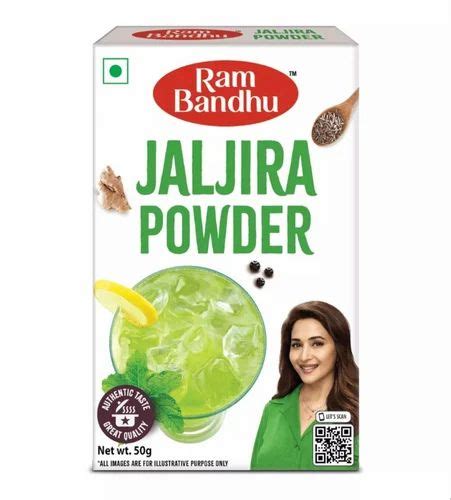 Mint Ram Bandhu Jaljeera Powder Packaging Size 50g Packaging Type