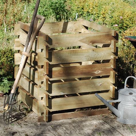 Buy Compost Box Sustainable Timber Delivery By Waitrose Garden