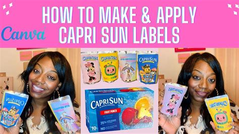 How To Make Capri Sun Labels How To Design Capri Sun Labels Canva