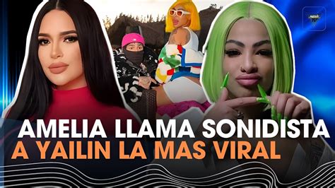 AMELIA ALCANTARA AFIRMA QUE YAILIN LA MÁS VIRAL NO ES ARTISTA SI NO MAS