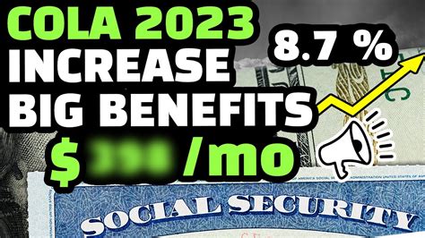 2023 Cola Increase Big Social Security Increase 2023 With New Cola 8