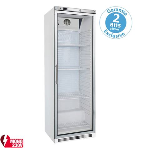 Armoire frigorifique positive 1 porte vitrée 600L Cuisine et comptoir