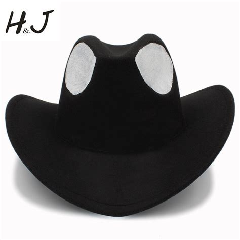 Sombrero De Vaquero Occidental Para Hombre Y Mujer Visera Enrollable