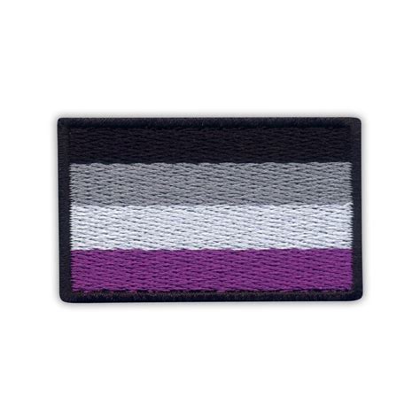 Asexual Pride Flag Embroidered Patch Badge