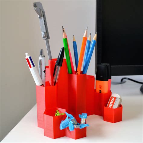 Hex The 3d Printed Desk Organizer 3d Printed Locally By Independent Makers